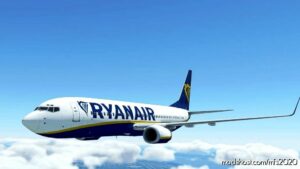 MSFS 2020 737-800 Livery Mod: B738 Ryanair Rock (Image #2)