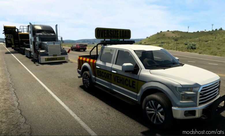 Ford F150 AS Escort Vehicles V1.0.1 for American Truck Simulator