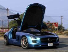 GTA 5 Mercedes-Benz Vehicle Mod: 2011 Mercedes-Benz SLS AMG (Image #5)