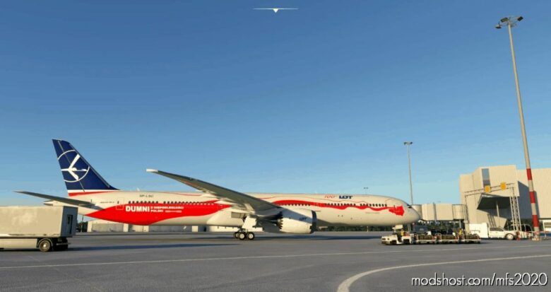Boeing 787-10 Lot-Lsc NO Mirrored Engine And Dirty Wing for Microsoft Flight Simulator 2020