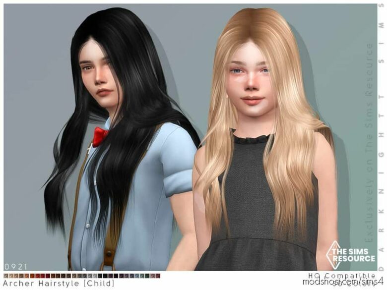 Archer Hairstyle [Child] for Sims 4