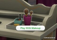 Sims 4 Mod: Decor With A Purpose: Functional Makeup Trays (Image #4)