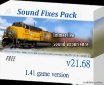 “Sound Fixes Pack” + “Improved Trains” Compatibility Add-On for American Truck Simulator