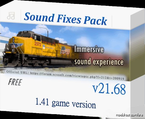 “Sound Fixes Pack” + “Improved Trains” Compatibility Add-On for American Truck Simulator