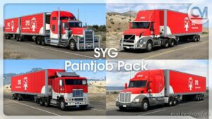 SYG Paintjob Pack V1.2.3 for American Truck Simulator