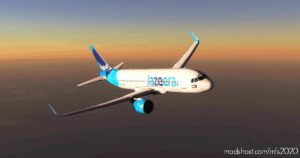 MSFS 2020 4K Livery Mod: A32NX Jazeera Airways 4K (Image #2)