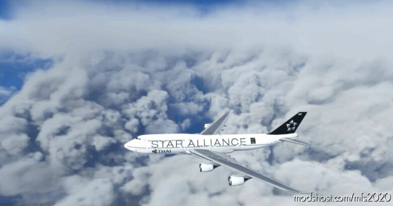 Asobo 747-8I Thai Star Alliance [NO Mirroring] for Microsoft Flight Simulator 2020