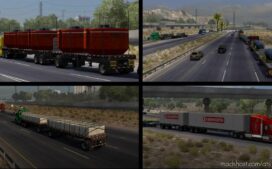 FS19 Original SCS Trailers In Traffic [1.41.1] for American Truck Simulator