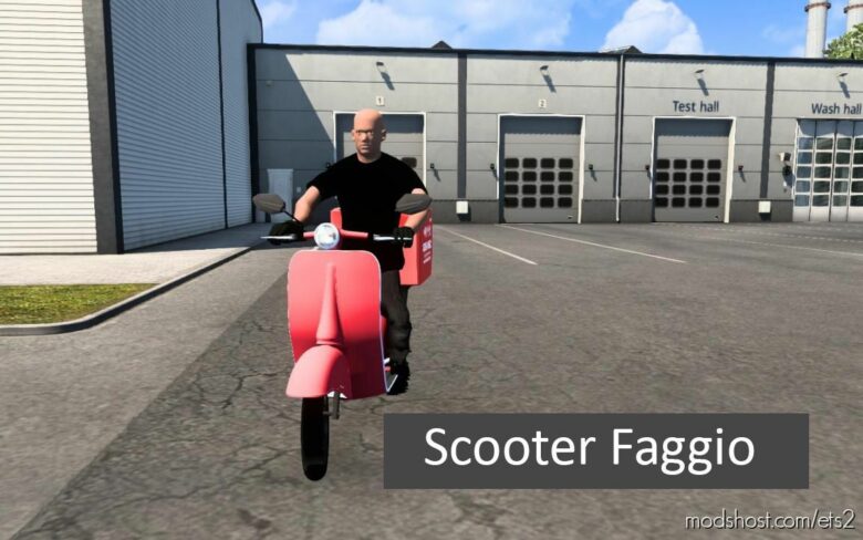 Scooter Faggio Version V3.0 [1.40 – 1.41.X] for Euro Truck Simulator 2
