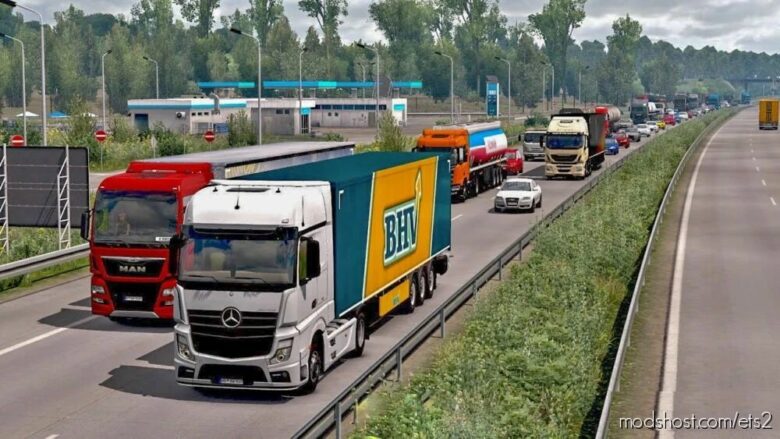 Realistic Agressif Traffic [1.41.X] for Euro Truck Simulator 2