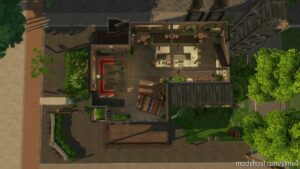 Sims 4 House Mod: Industrial Cafe – NO CC (Image #5)