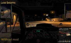 ATS Headlights Part Mod: Brighter Truck And Trailer Lights V1.1 1.41.X (Image #4)