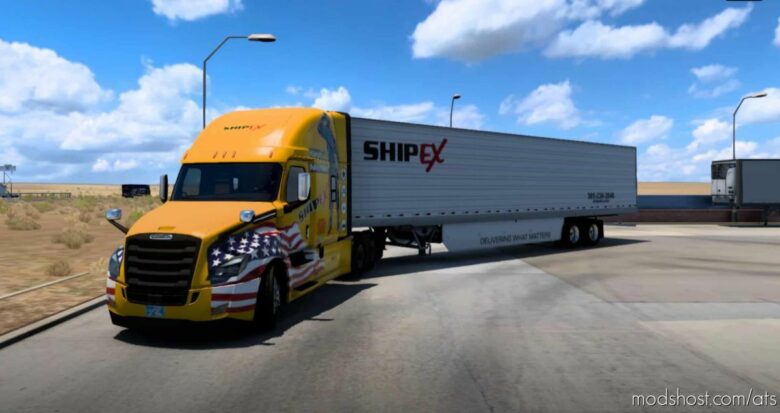 Ship EX Logistics (Honor OUR Military) Skin for American Truck Simulator