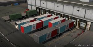Freight Market B-Double Trailers -Updated- [1.41.X] for American Truck Simulator