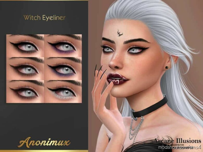 Arcane Illusions – Witch Eyeliner for The Sims 4