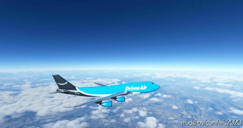 Asobo 747-8 BCF Prime AIR Cargo [NO Mirroring] for Microsoft Flight Simulator 2020