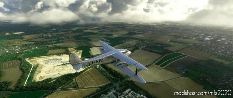 DE Havilland DH-89 Dragon Rapide Ei-Abi AER Lingus for Microsoft Flight Simulator 2020
