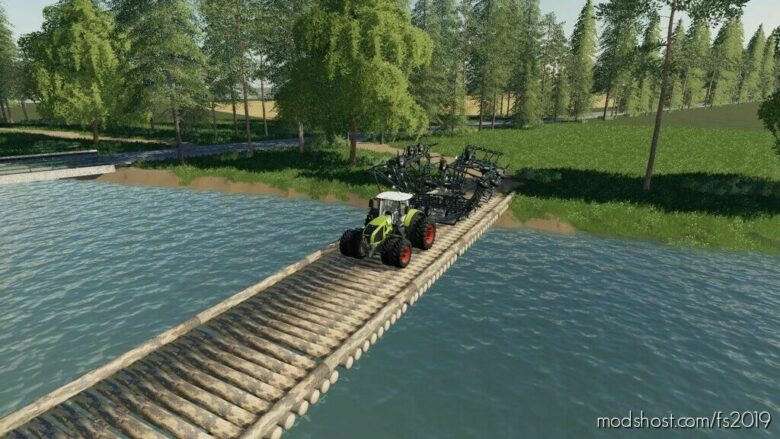 Placeable LOG Bridge for Farming Simulator 19