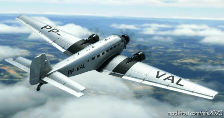 Junkers JU-52 | Pp-Val (Varig) for Microsoft Flight Simulator 2020