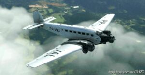 MSFS 2020 Brazil Livery Mod: Junkers JU-52 | Pp-Val (Varig) (Image #2)