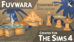 Fuvwara – Fountain SET for The Sims 4