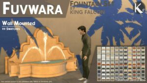 Sims 4 Object Mod: Fuvwara – Fountain SET (Image #4)