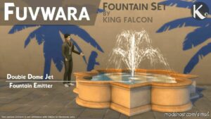 Sims 4 Object Mod: Fuvwara – Fountain SET (Image #5)