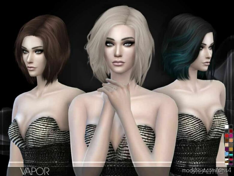 Stealthic – Vapor (Female Hair) for The Sims 4