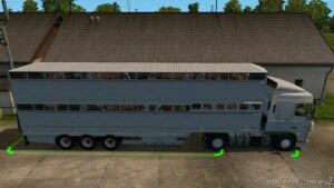 ETS2 Mod: Semi Trailer-Cattle Carrier In Ownership 1.42 (Image #3)