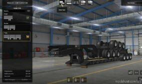 Stacked SCS Lowboy Trailers [1.42] for American Truck Simulator