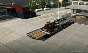 ATS Mod: Stacked SCS Lowboy Trailers 1.42 (Image #2)