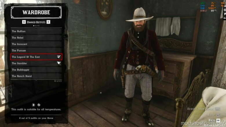 Legend Of The East Outfit For Arthur – Challenge Fixer for Red Dead Redemption 2