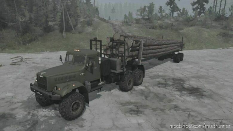 Kraz-255B Truck V03.10.21 for MudRunner