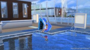 Sims 4 Mod: Functional Pool Slide Converted From TS3 (Image #3)