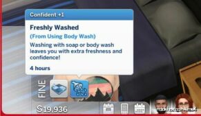 Sims 4 Object Mod: Decor With A Purpose: Functional Shower Supplies (Image #2)