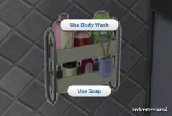 Sims 4 Object Mod: Decor With A Purpose: Functional Shower Supplies (Image #3)