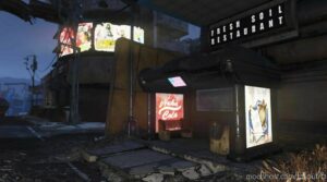 Fallout76 Mod: Light UP Appalachia – Glowing Billboards And BUS Stops (Image #5)