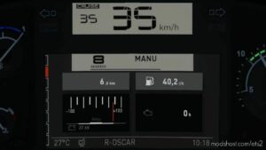 Renault T (+Evolution) Realistic Dashboard Computer [1.42] for Euro Truck Simulator 2