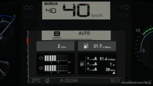 ETS2 Renault Part Mod: T (+Evolution) Realistic Dashboard Computer 1.42 (Image #3)