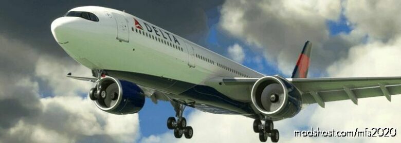 Delta Airlines N402DX A330-900 8K for Microsoft Flight Simulator 2020