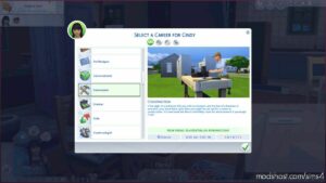Construction Career for The Sims 4