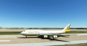 MSFS 2020 Brunei Livery Mod: Asobo 747-8I Royal Brunei Airlines NO Mirroring (Image #2)