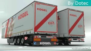 ETS2 Mod: Kögel Trailers By Dotec V1.0.2 1.41 – 1.42 (Featured)