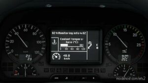 Mercedes-Benz Actros 2009 Realistic Dashboard Computer [1.42] for Euro Truck Simulator 2