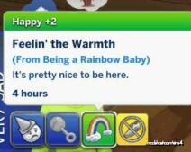 Sims 4 Mod: Dale Rainbow Baby Trait (Image #3)