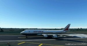 MSFS 2020 India Livery Mod: Asobo 747-8I AIR India OC NO Mirroring (Image #2)