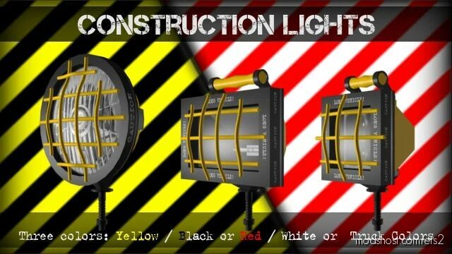 Construction Lights By Sasq [1.41 – 1.42] for Euro Truck Simulator 2