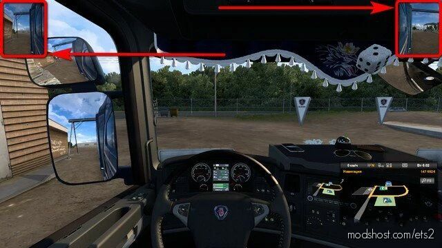 Compact Mirrors [1.42] for Euro Truck Simulator 2