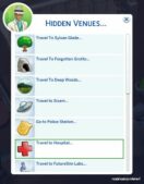 Sims 4 Mod: Travel To Venue – Hidden And Vacation Destinations (Image #4)