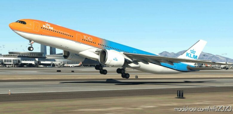 KLM “Pride Livery” And “Pride Livery 100 Years” Headwind A330-900 for Microsoft Flight Simulator 2020